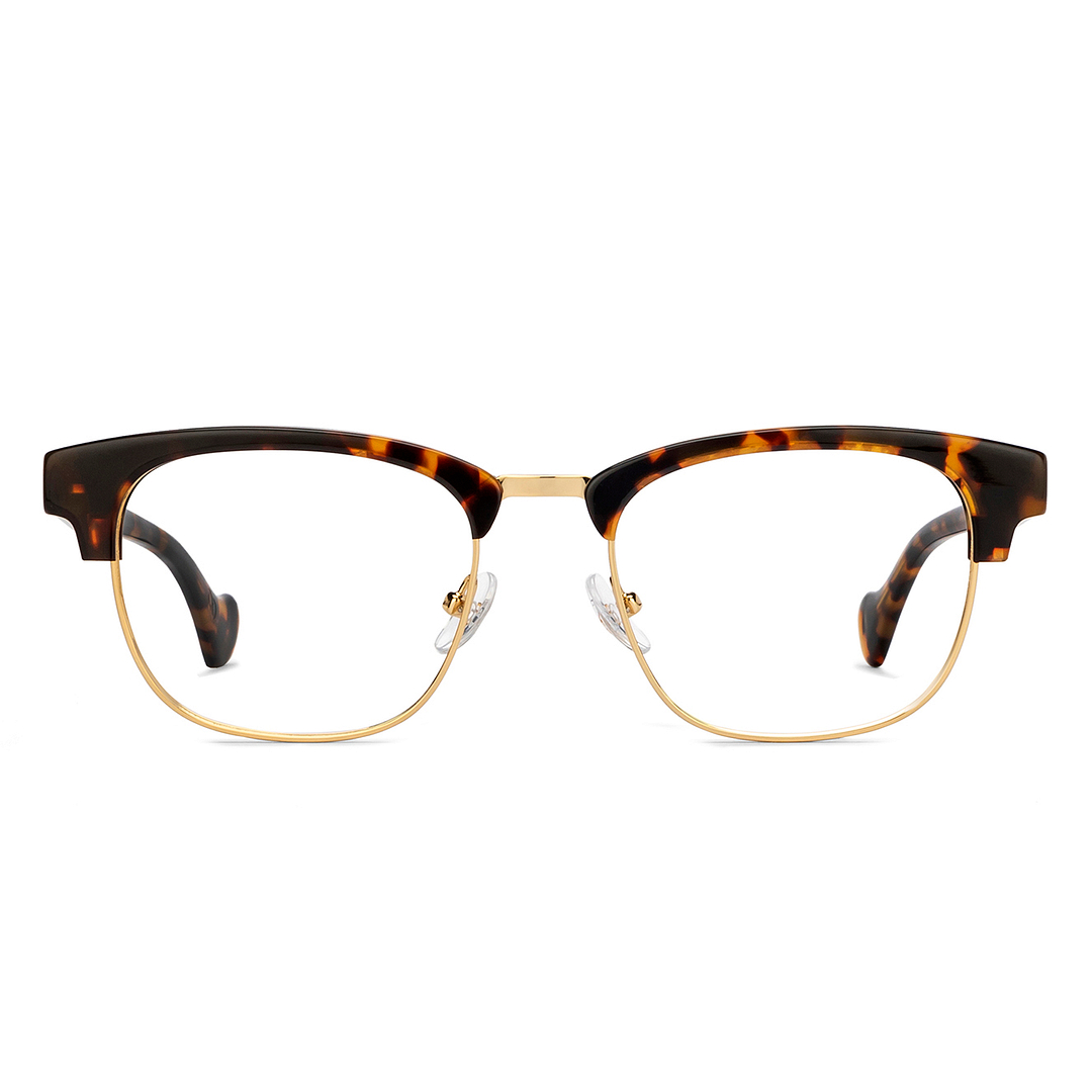 John Jacobs Gold Full Rim Clubmaster right side