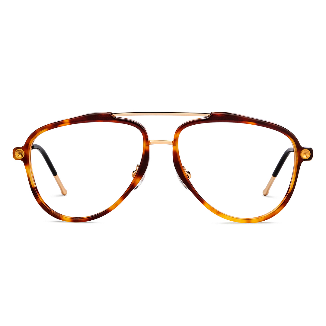 John Jacobs Online Gold Full Rim Aviator left side