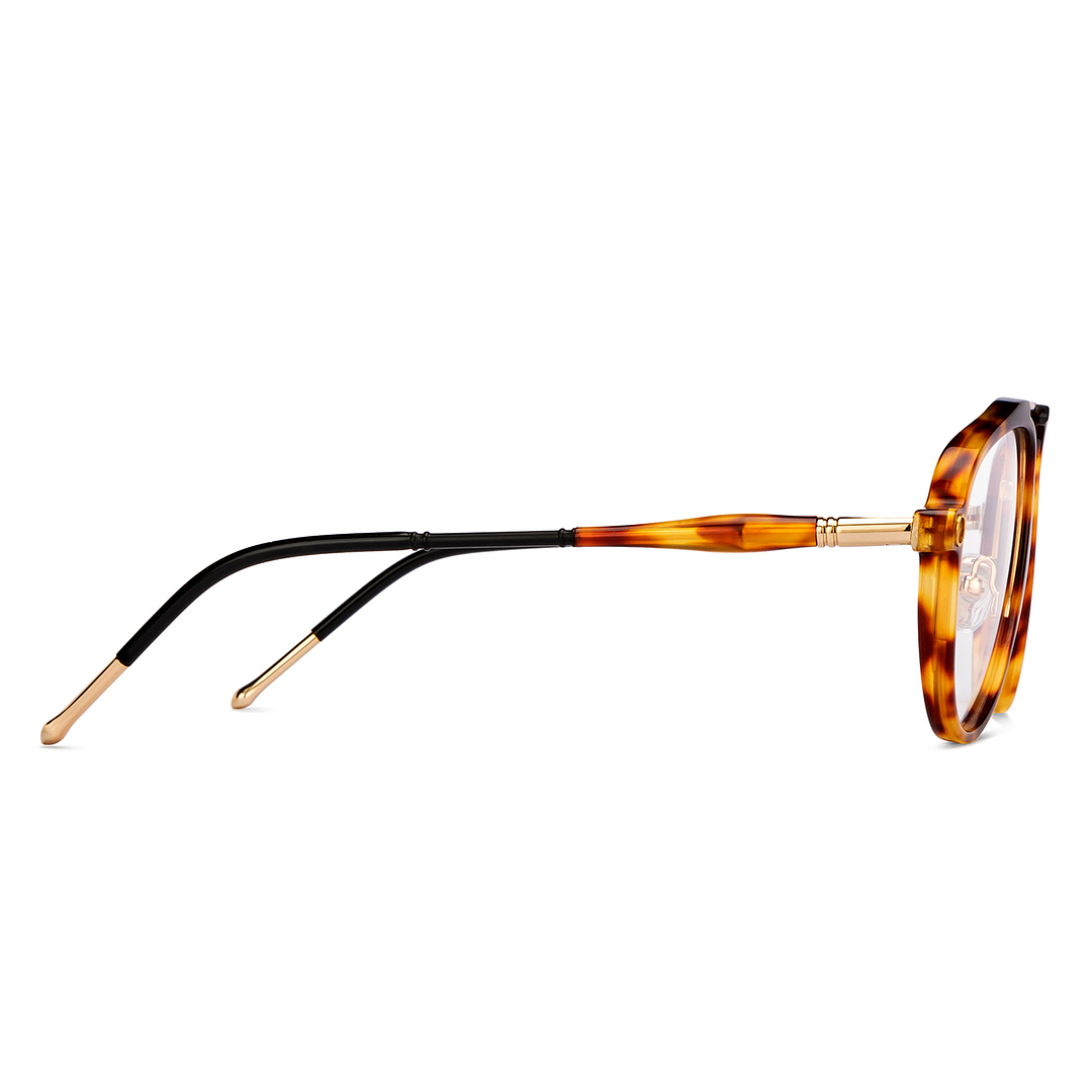 John Jacobs Online Gold Full Rim Aviator left side