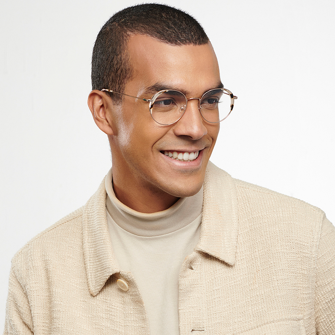 John Jacobs Online Gold Full Rim Round right side