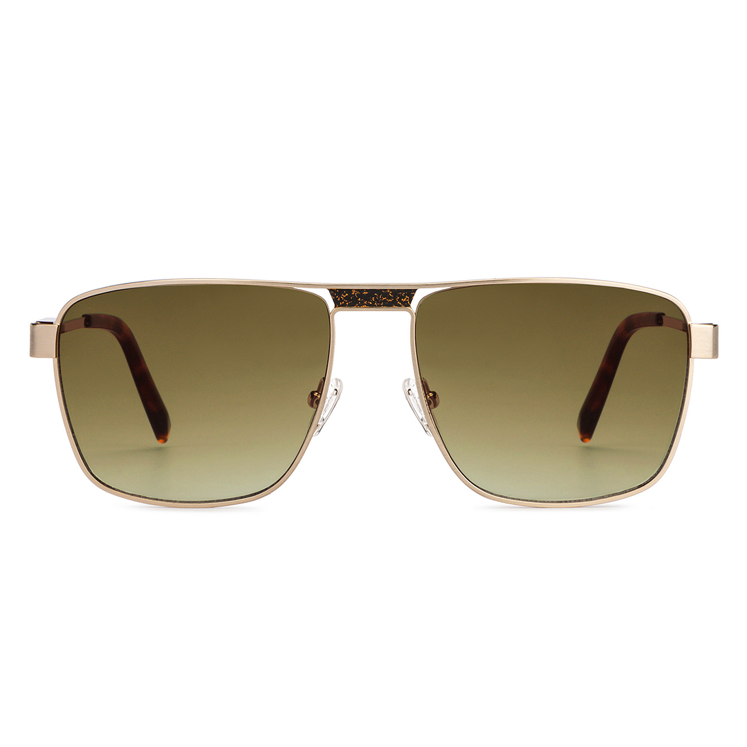 John Jacobs Online Gold Full Rim Square left side