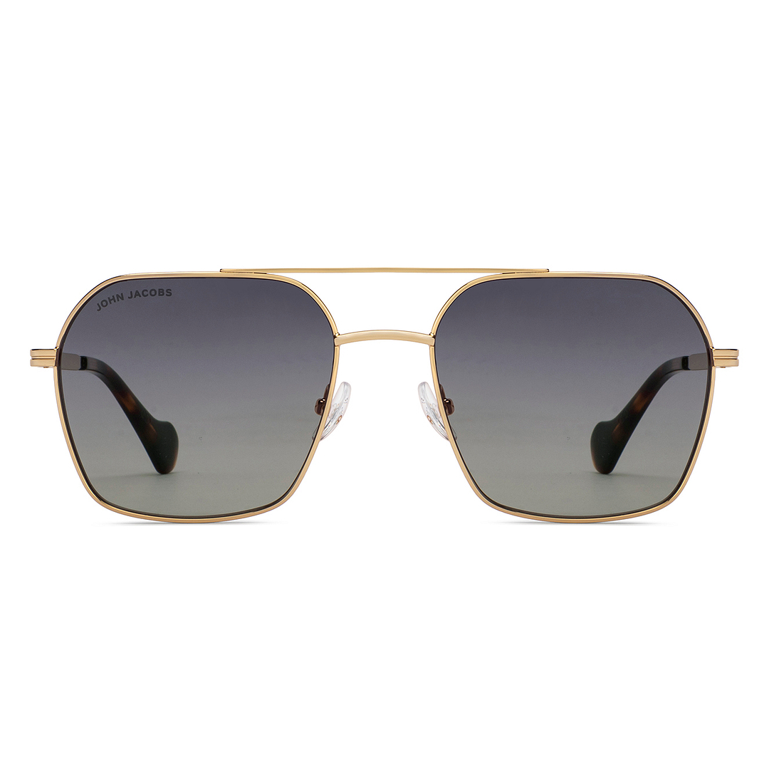 John Jacobs Gold Full Rim Square right side