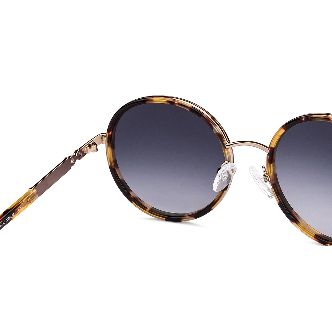 John Jacobs Online Gold Full Rim Round right side