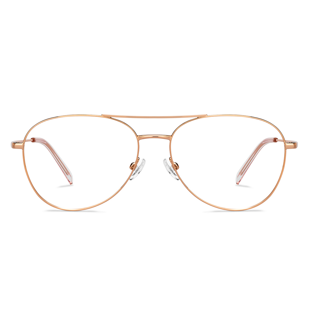 John Jacobs Online Gold Full Rim Aviator right side