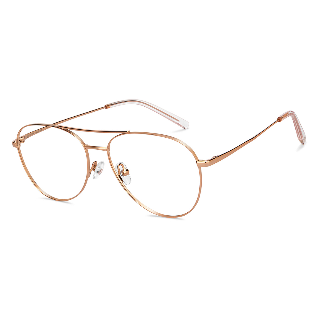 John Jacobs Online Gold Full Rim Aviator right side