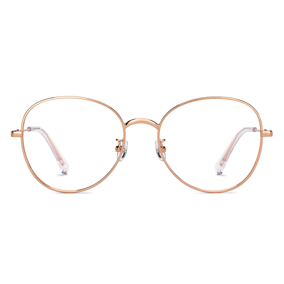 John Jacobs Gold Full Rim Cat Eye right side