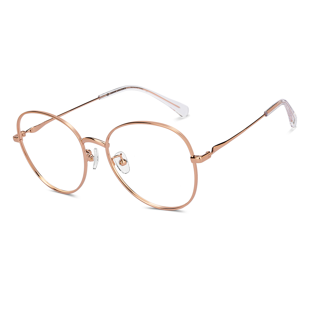 John Jacobs Gold Full Rim Cat Eye right side