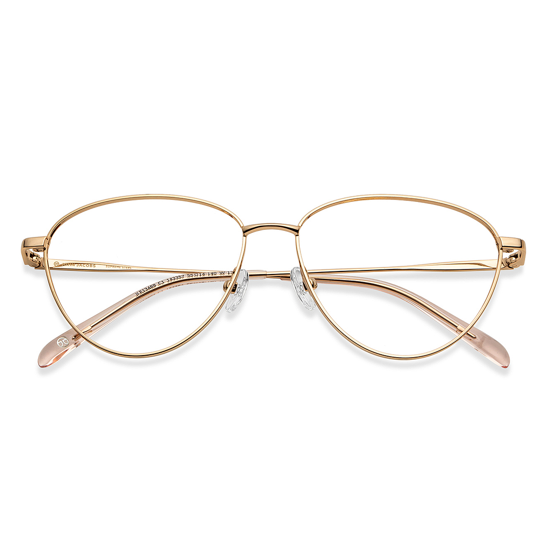 John Jacobs Online Gold Full Rim Cat Eye left side