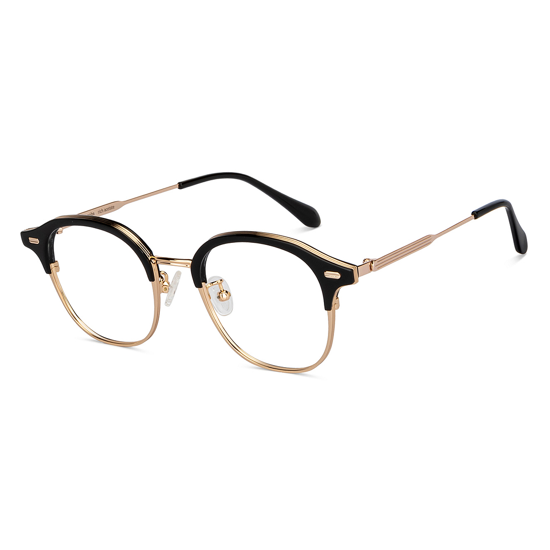 John Jacobs Online Black Full Rim Round right side