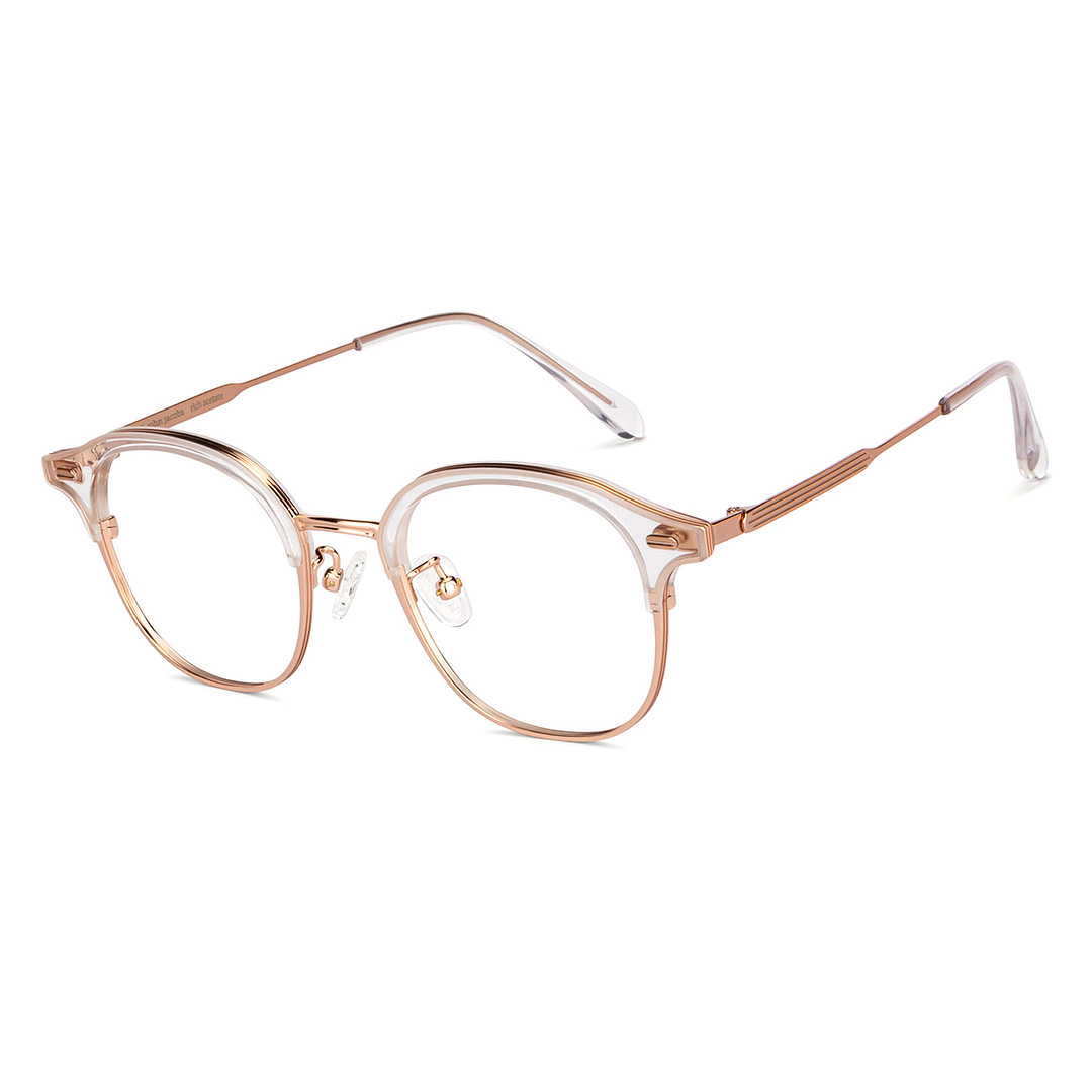 John Jacobs Online Crystal Transparent Full Rim Round right side