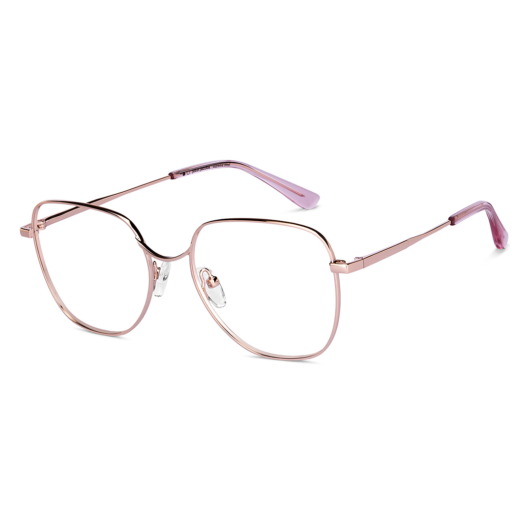 John Jacobs Online Gold Full Rim Square right side