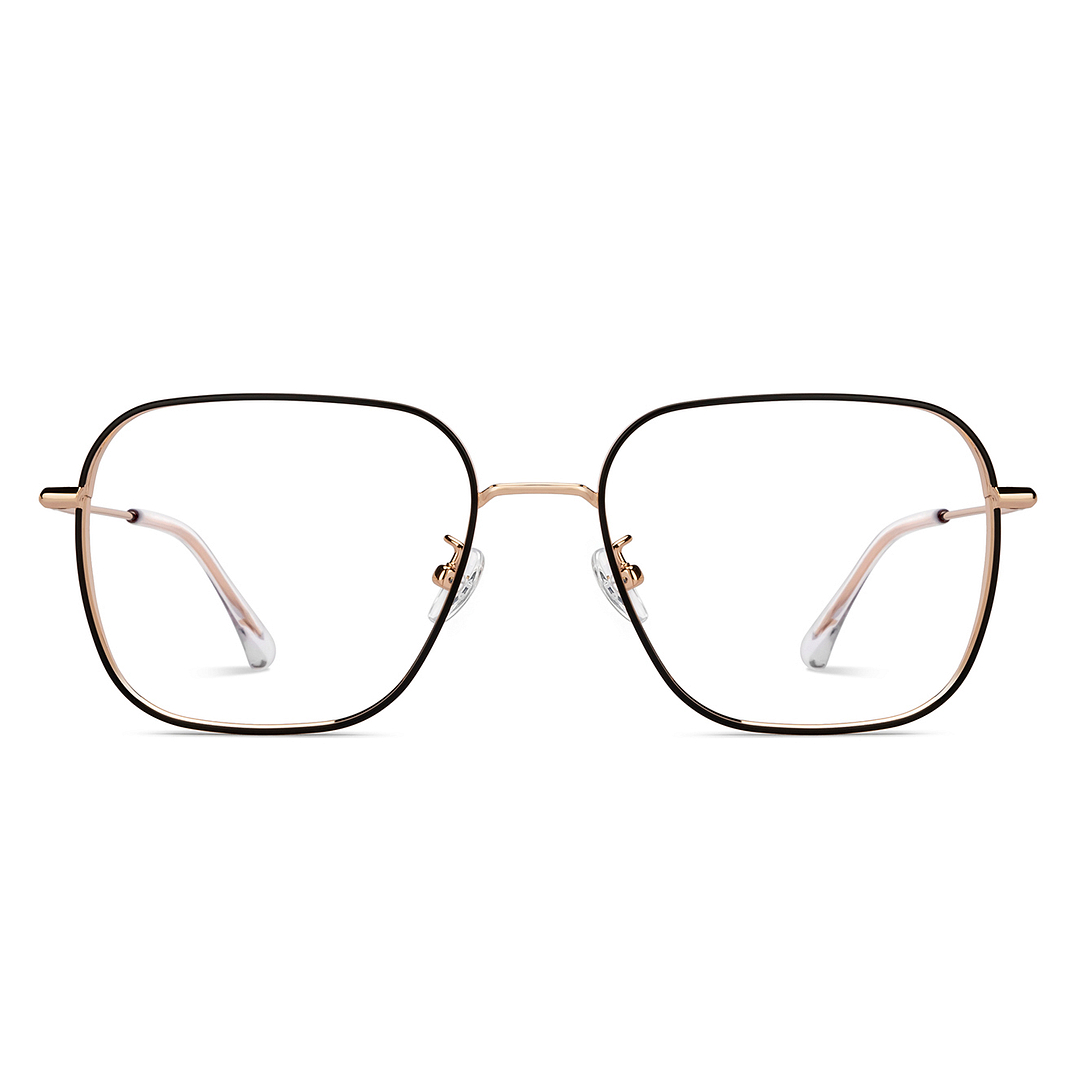 John Jacobs Gold Full Rim Square right side