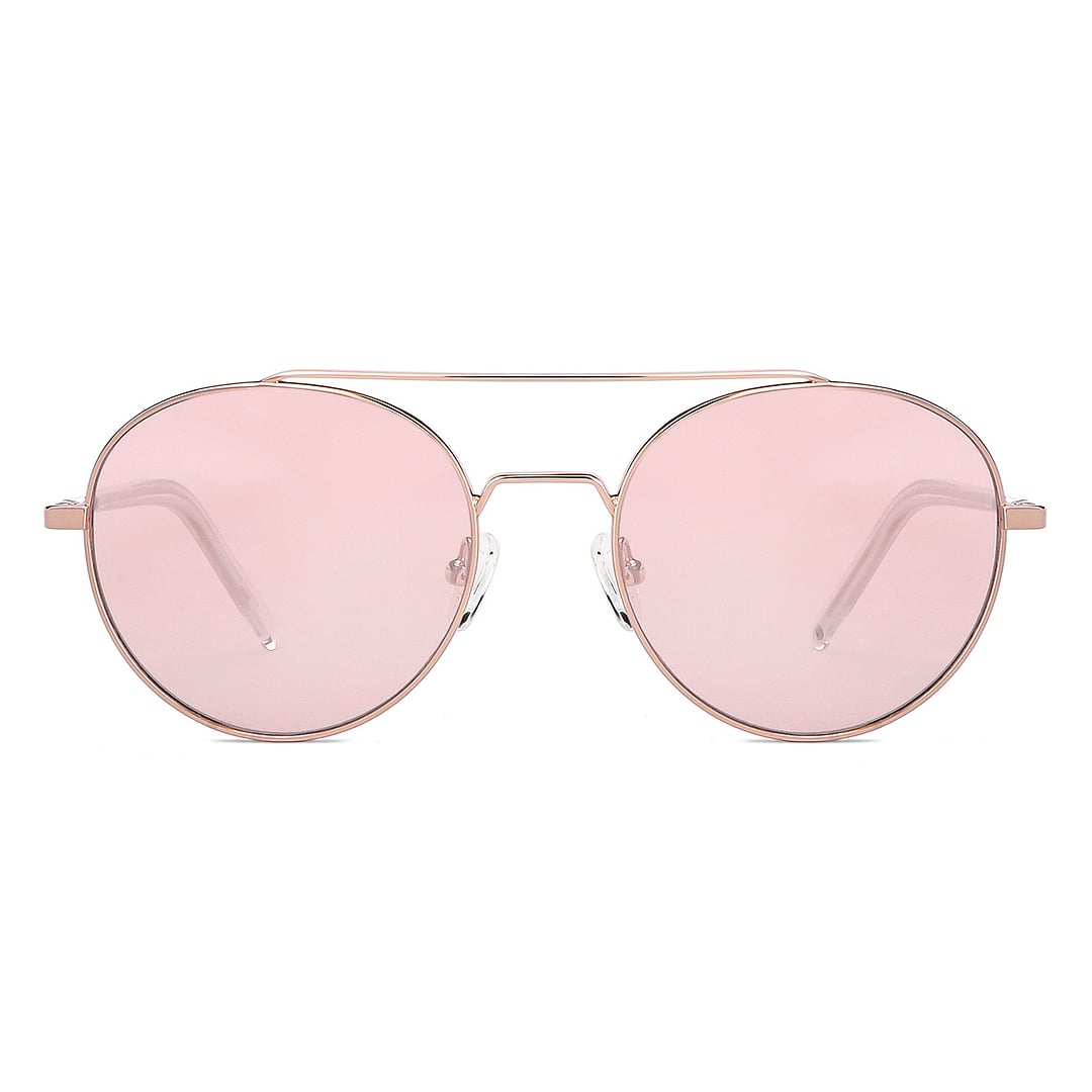 John Jacobs Gold Full Rim Round left side