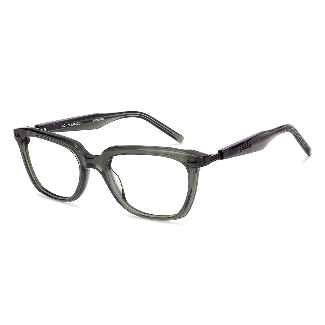 Green Full Rim Rectangle John Jacobs JJ RICH ACETATE JJ E70189