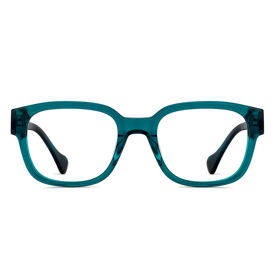 John Jacobs Green Full Rim Square right side