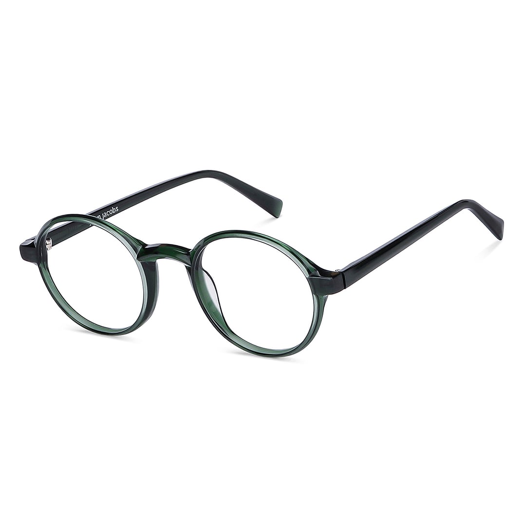 John Jacobs Online Green Full Rim Round right side