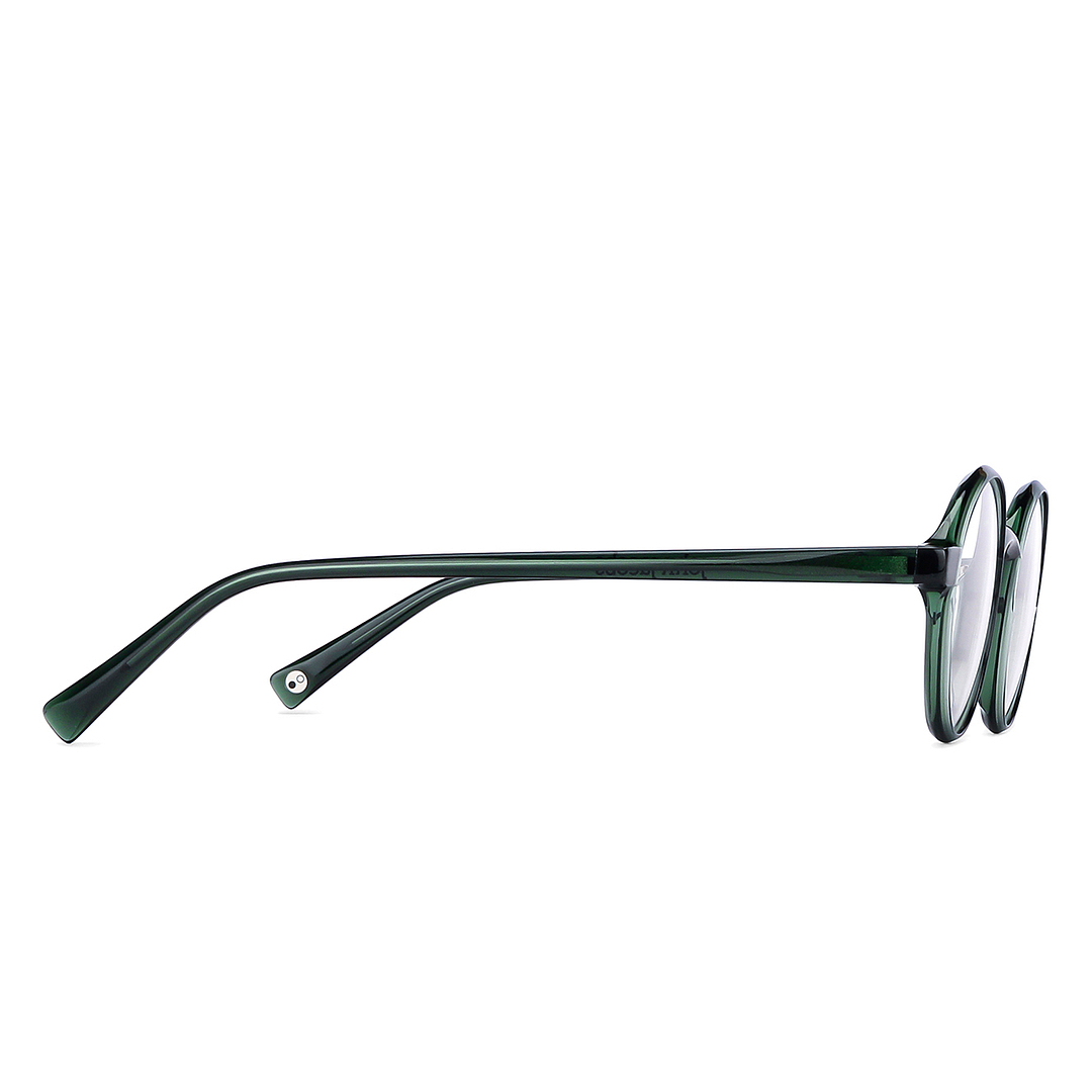 John Jacobs Online Green Full Rim Round left side