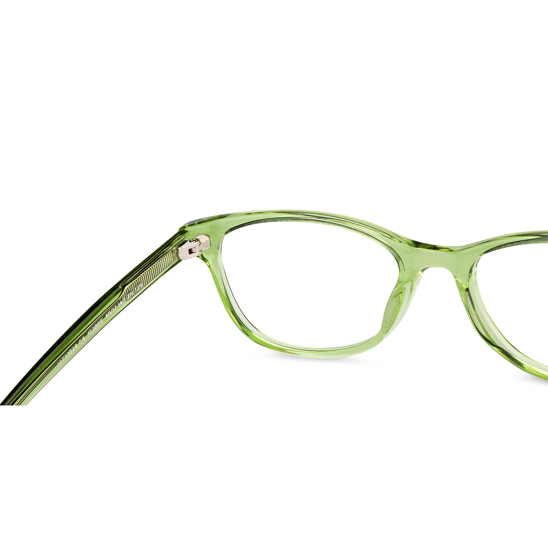 John Jacobs Green Full Rim Rectangle right side