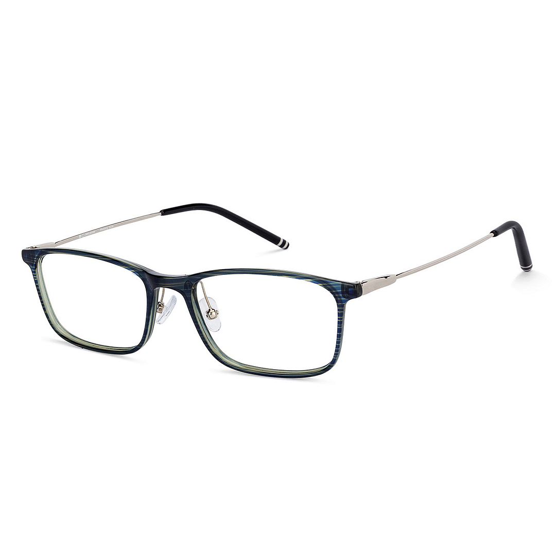 John Jacobs Green Full Rim Rectangle right side