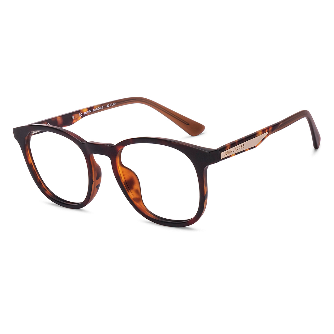 Buy Green Tortoise Full Rim Square John Jacobs JJ E17138-C1 JJ