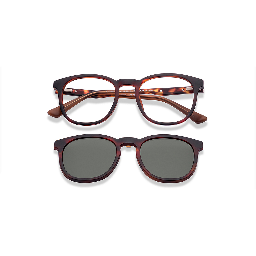 Buy Green Tortoise Full Rim Square John Jacobs JJ E17138-C1 JJ