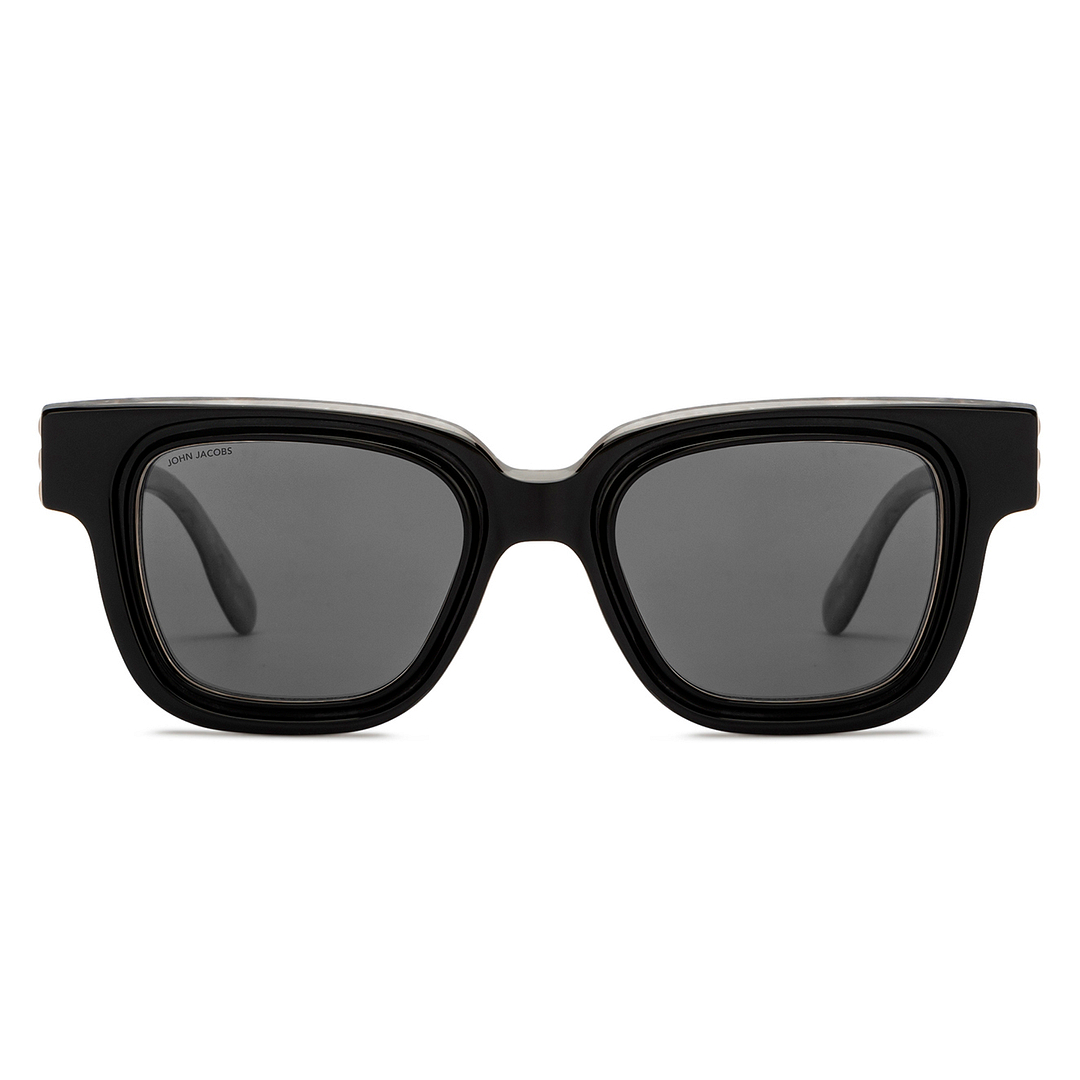 John Jacobs Online Black Full Rim Square left side