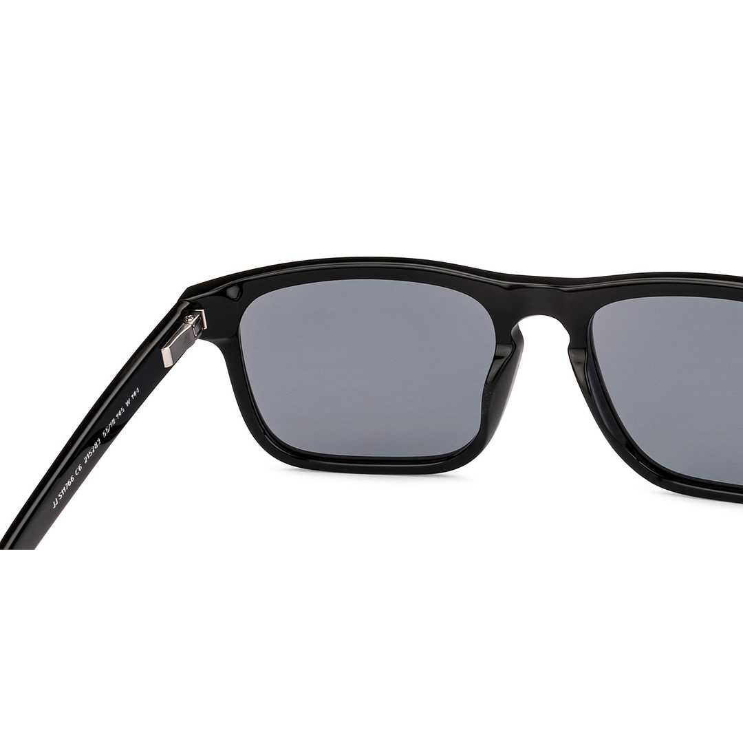 John Jacobs Black Full Rim Square right side