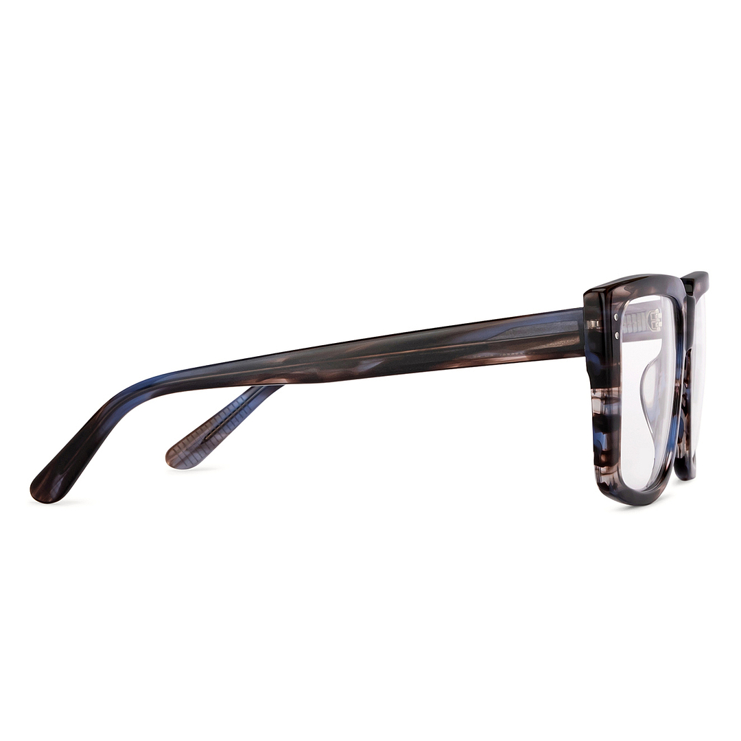 John Jacobs Light Gray Full Rim Square left side