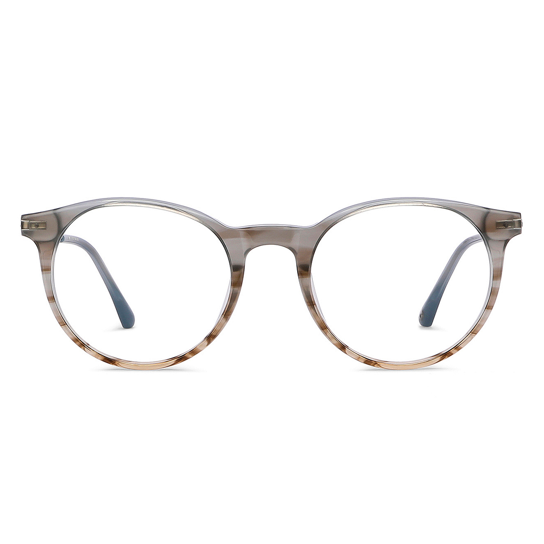 John Jacobs Dark Gray Full Rim Round left side