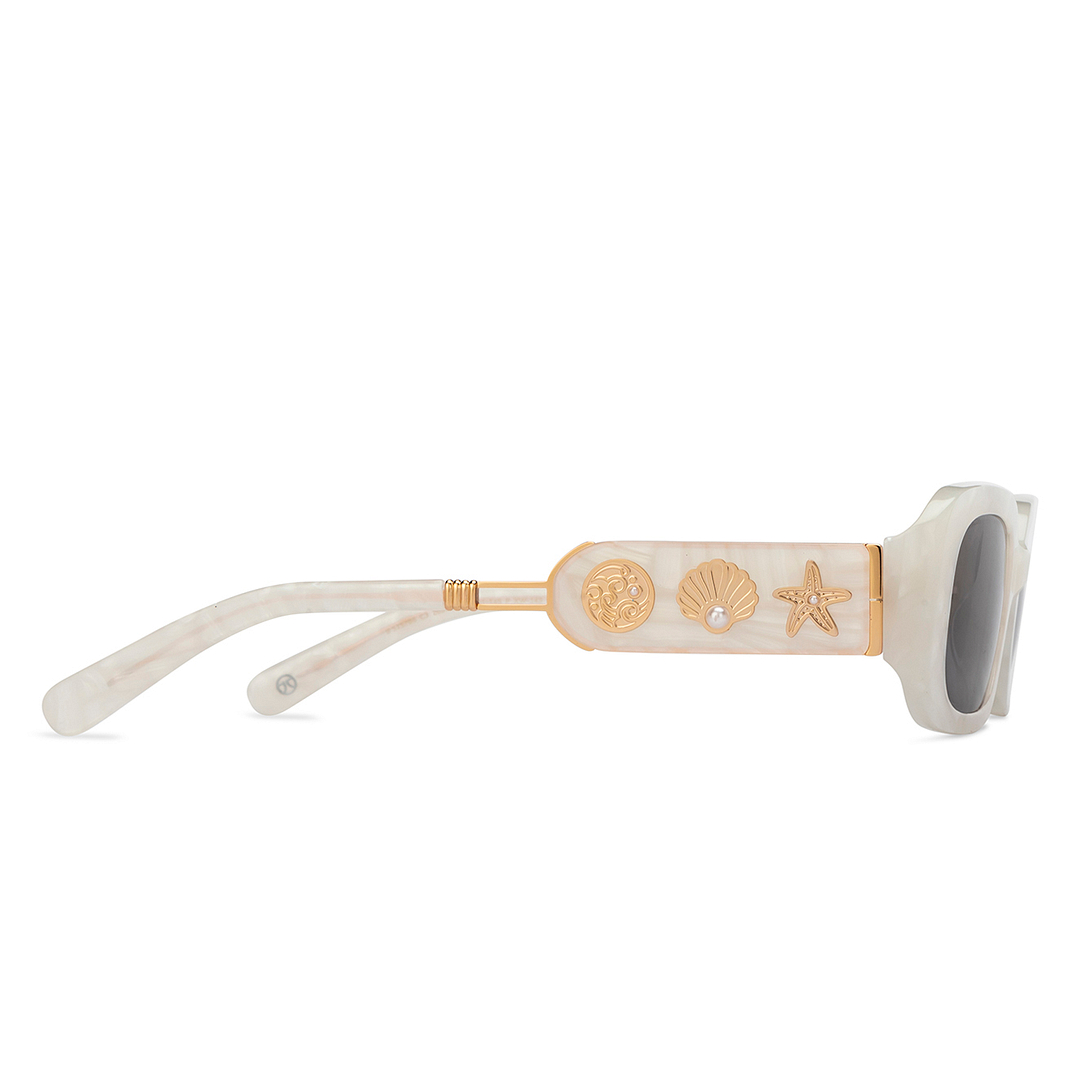 John Jacobs Grey Full Rim Rectangle left side