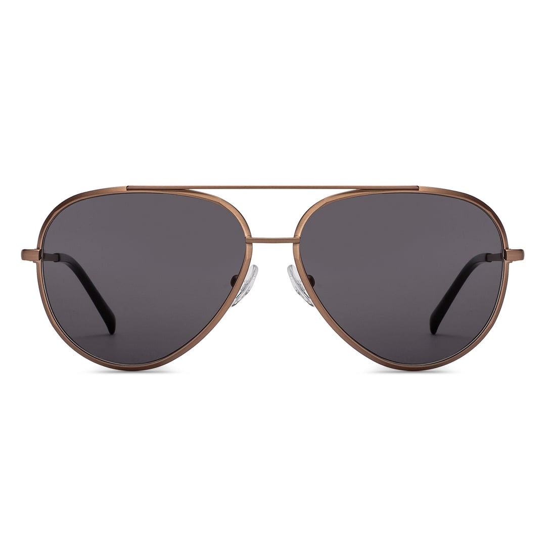 John Jacobs Gold Full Rim Aviator right side