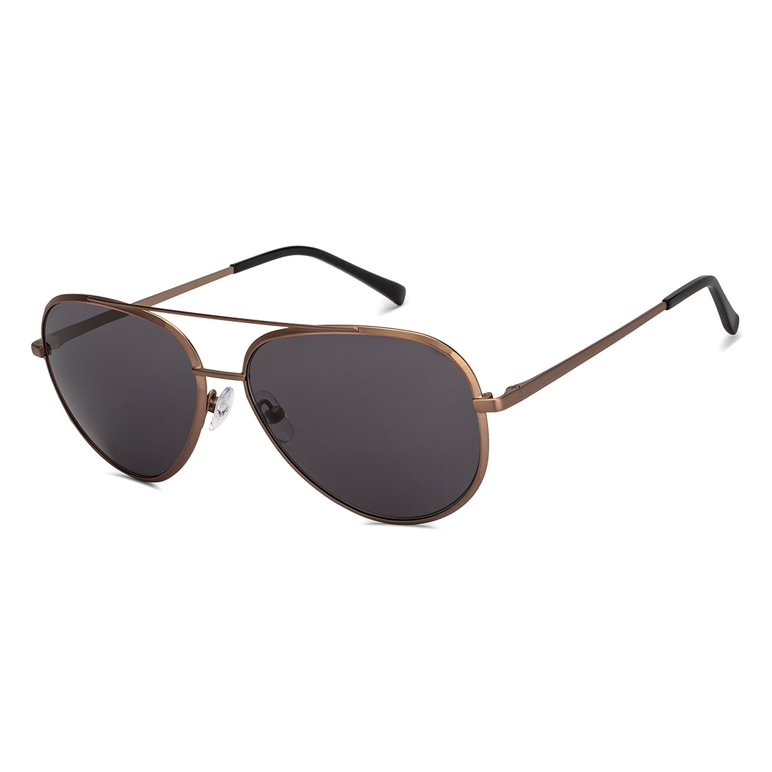 John Jacobs Gold Full Rim Aviator left side