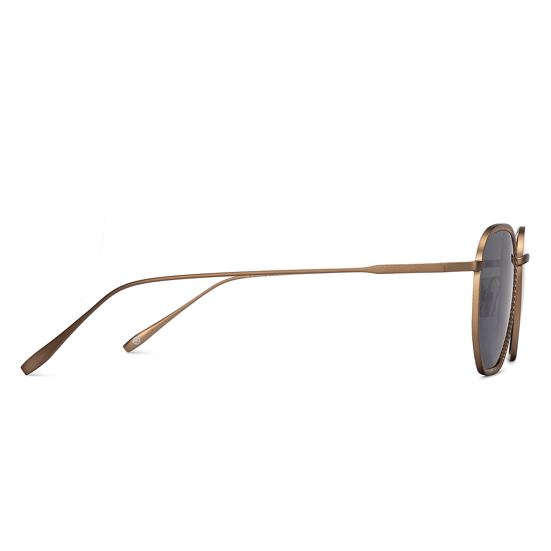 johnny o' 様 Buy Grey Gold Full Rim Hexagonal John Jacobs JJ Tints JJ S16632-C1