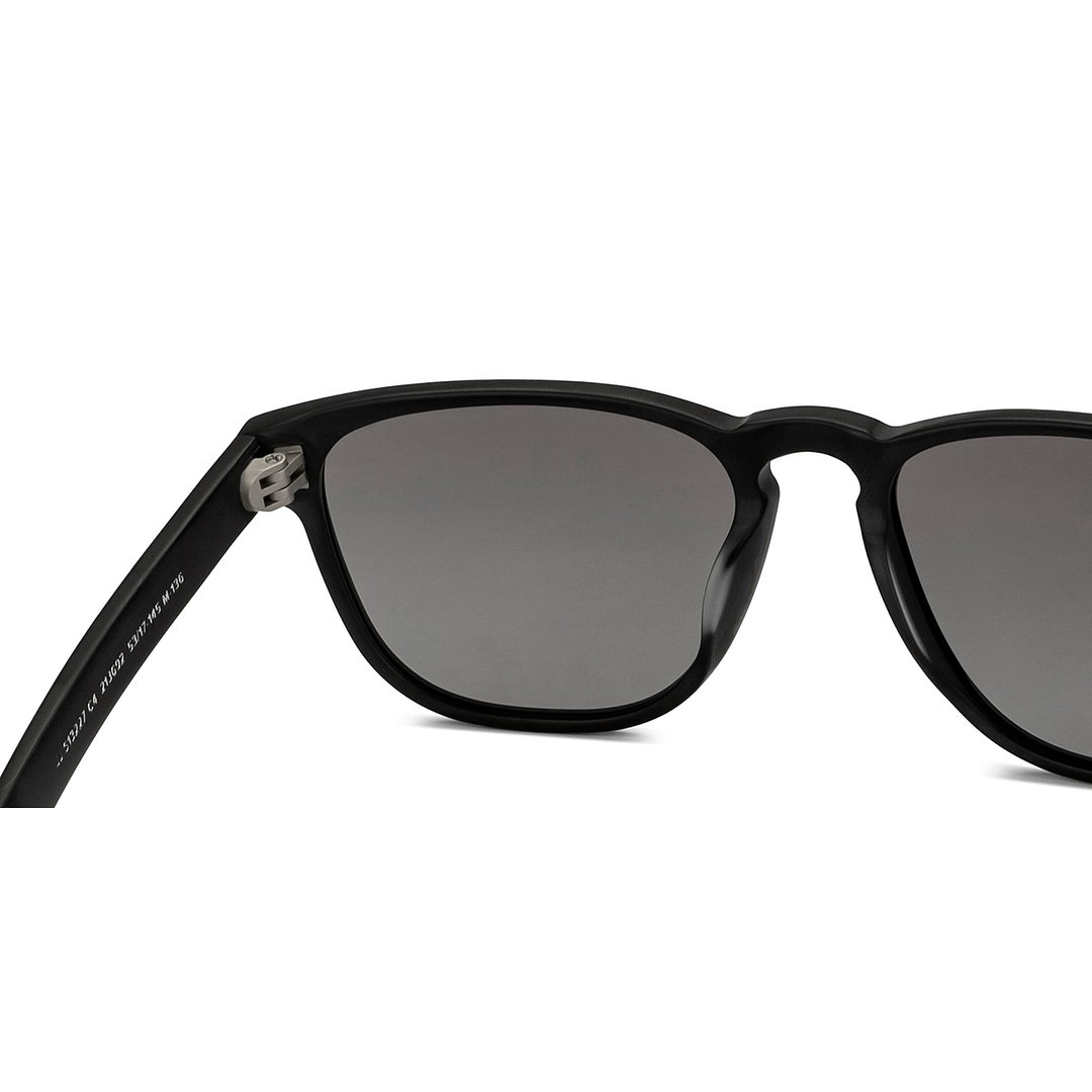 John Jacobs Black Full Rim Square right side