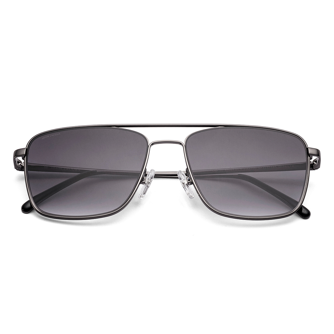 Grey Gradient Gunmetal Full Rim Square John Jacobs JJ Tints JJ