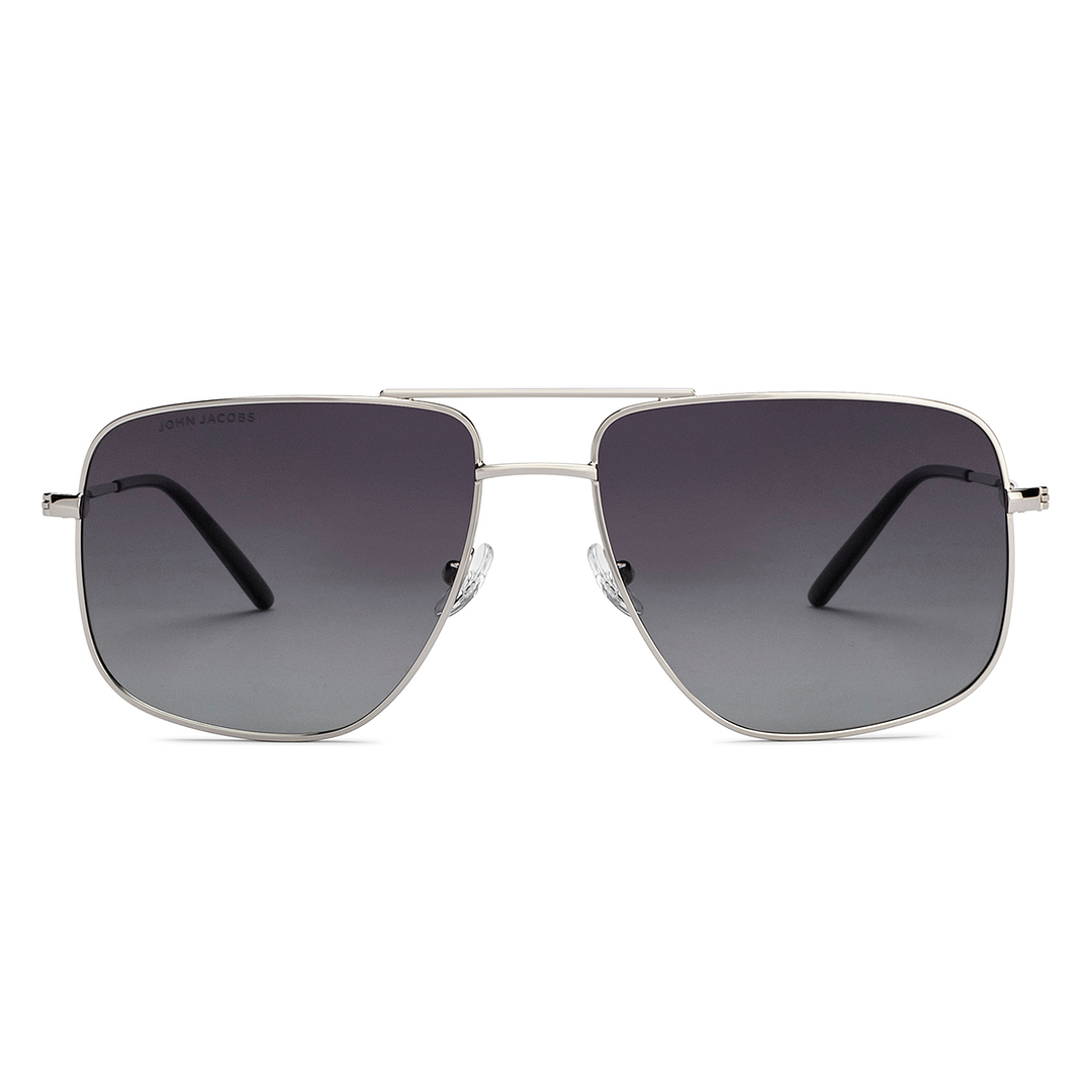 Buy Grey Gradient Silver Full Rim Square John Jacobs JJ Tints JJ