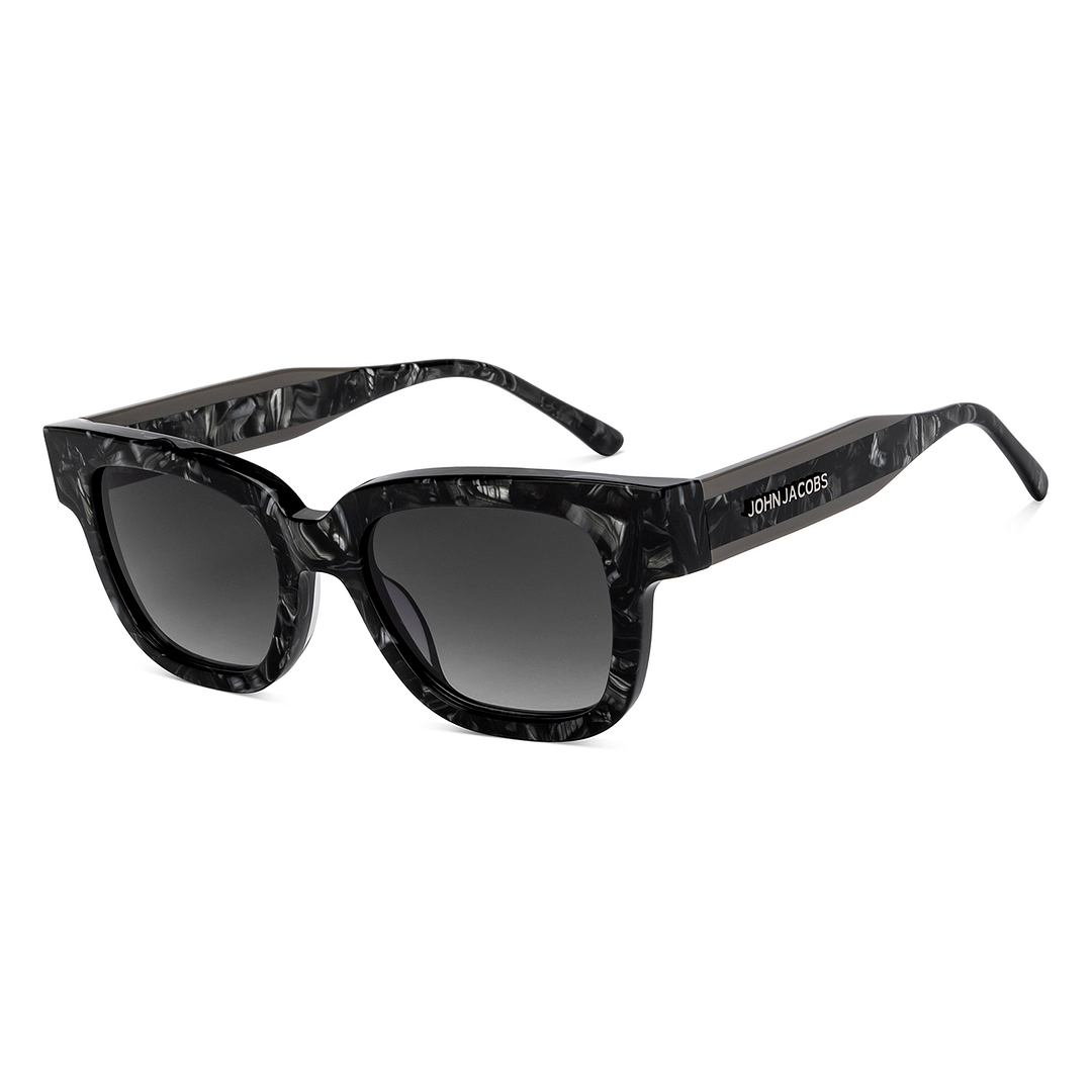John Jacobs Tortoise Full Rim Square left side