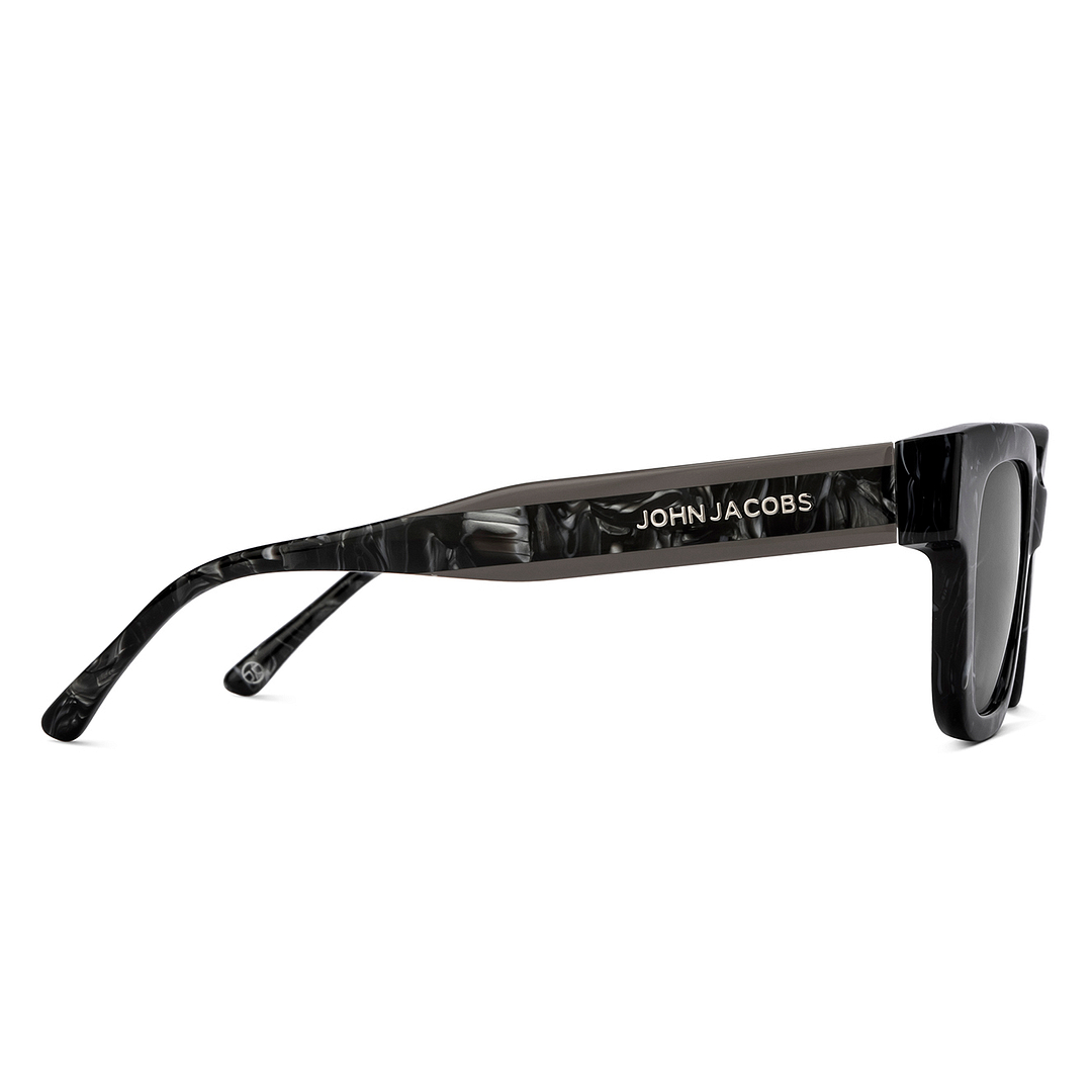 John Jacobs Tortoise Full Rim Square left side