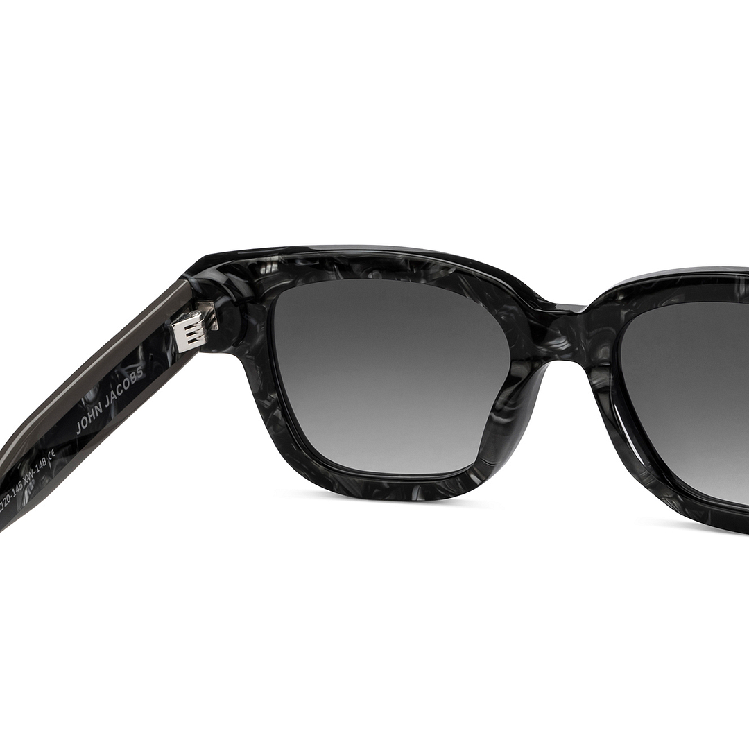 John Jacobs Tortoise Full Rim Square left side