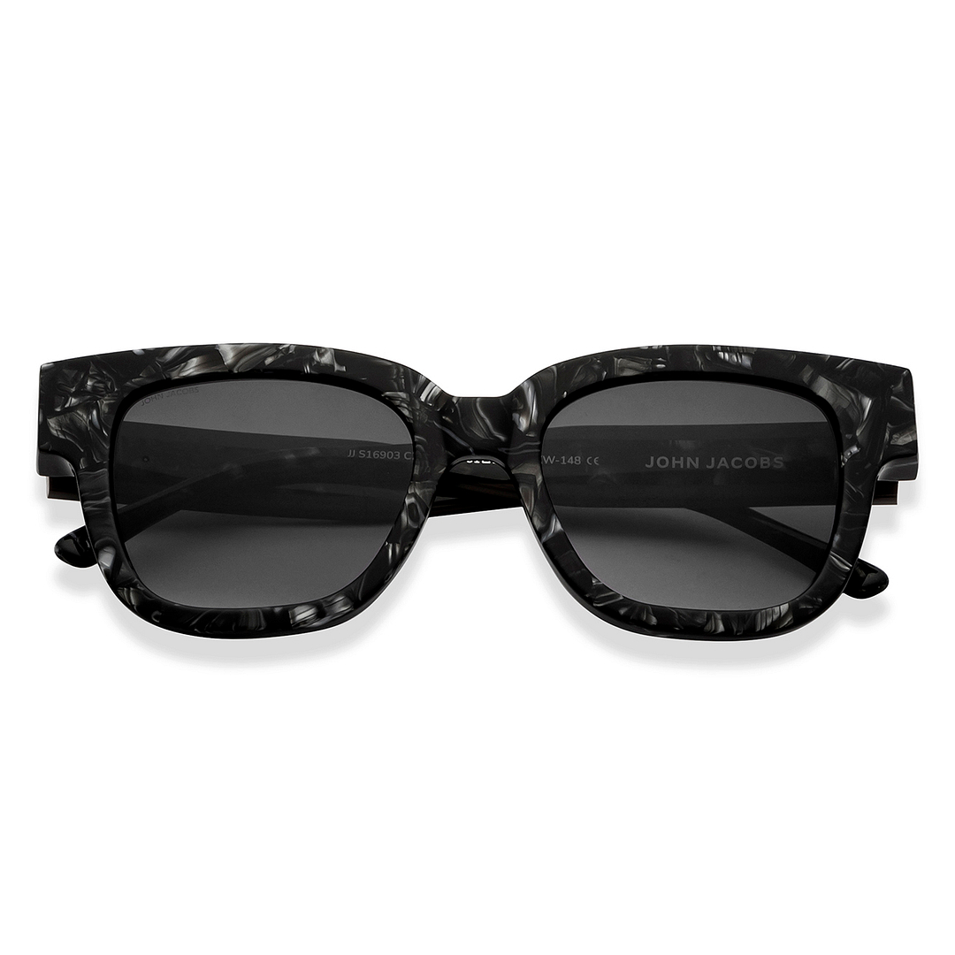 John Jacobs Tortoise Full Rim Square right side