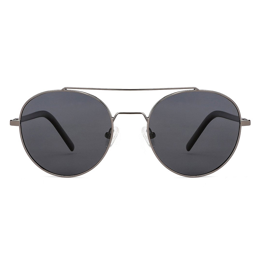 John Jacobs Gunmetal Full Rim Round left side