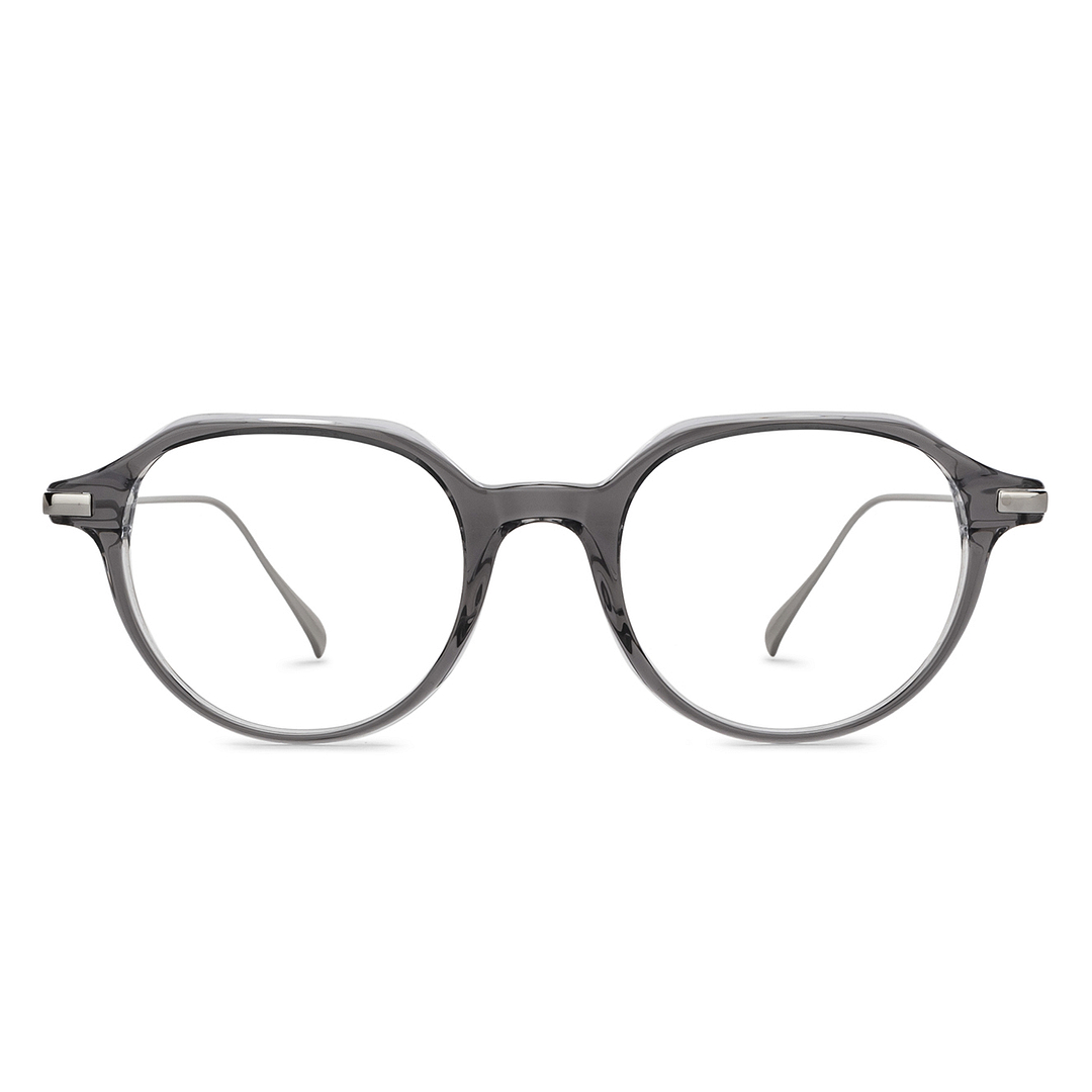 John Jacobs Gray Full Rim Round right side