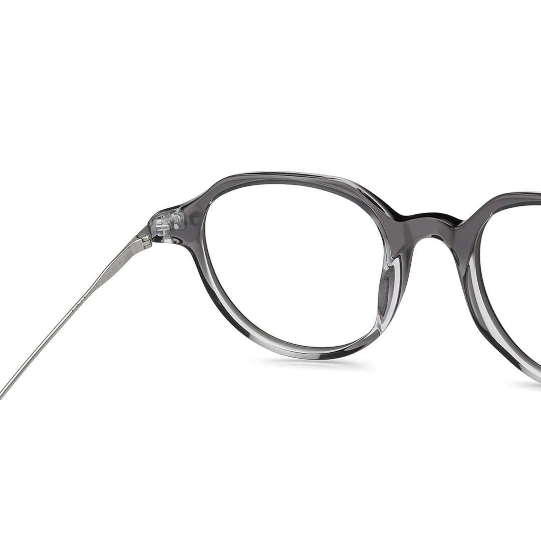 John Jacobs Gray Full Rim Round right side