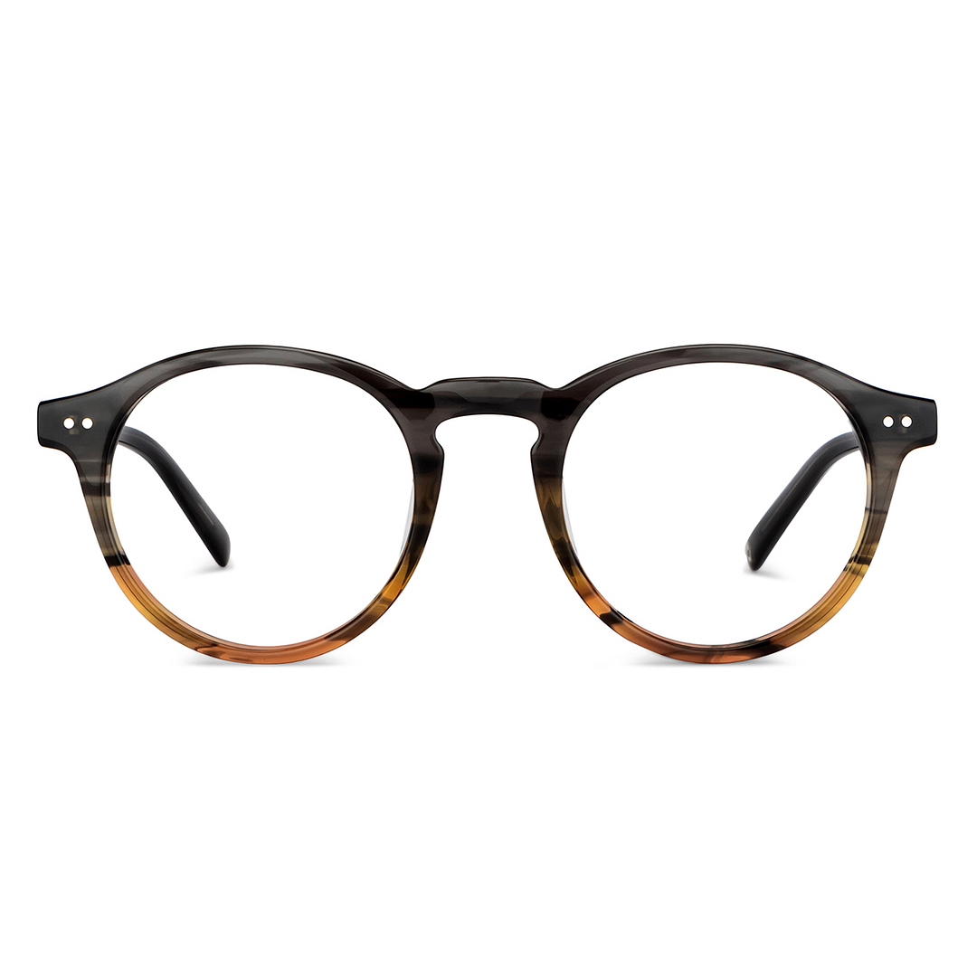John Jacobs Online Dark Gray Full Rim Round left side