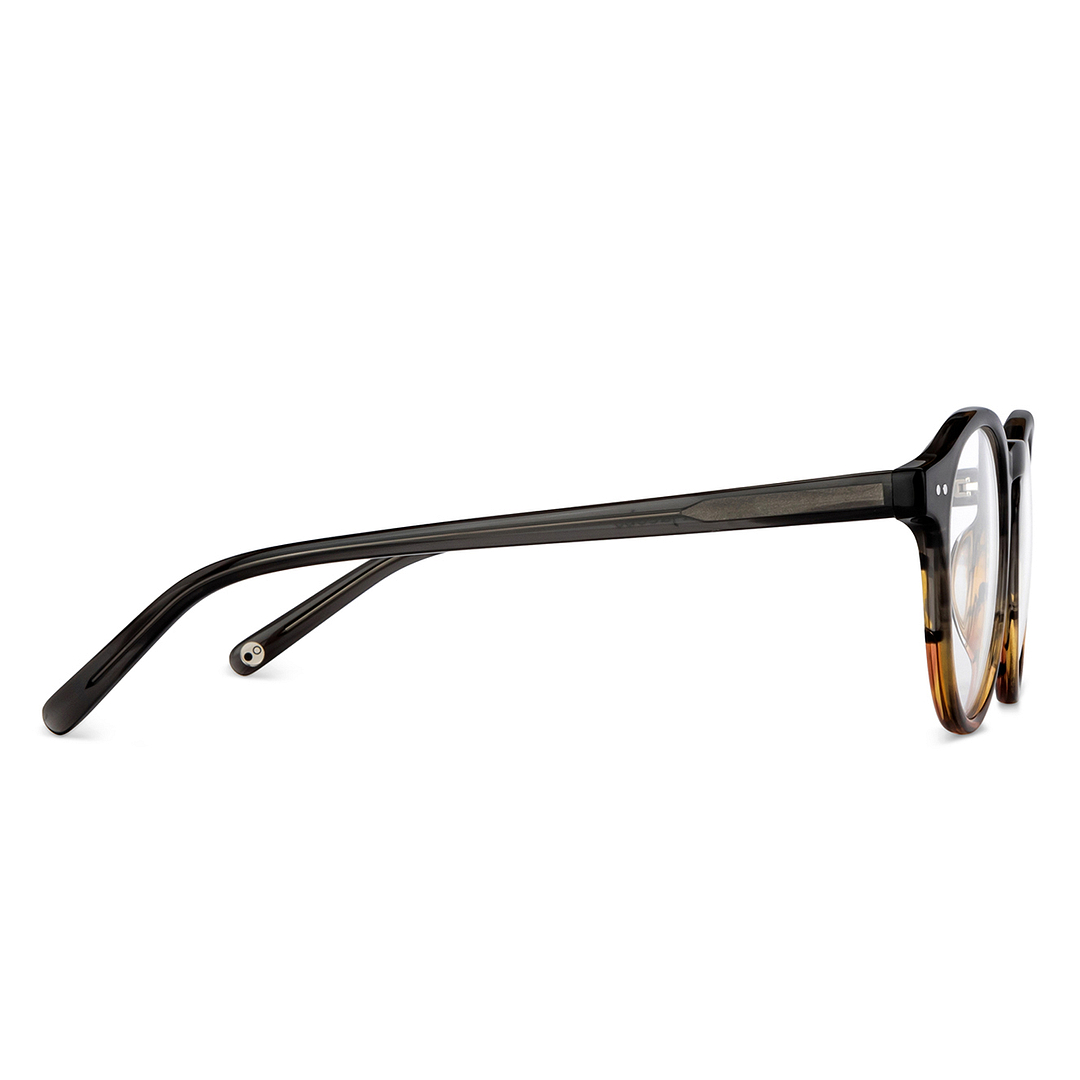 John Jacobs Online Dark Gray Full Rim Round left side