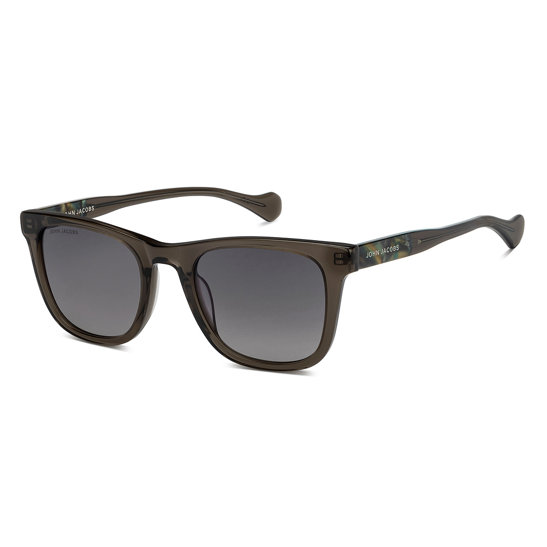 John Jacobs Grey Full Rim Square left side