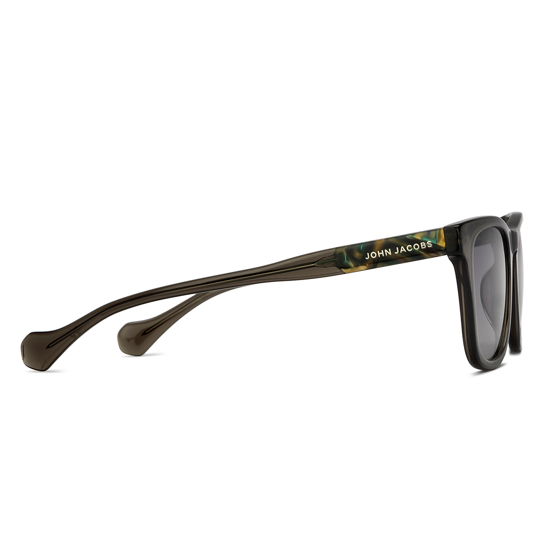 John Jacobs Grey Full Rim Square left side