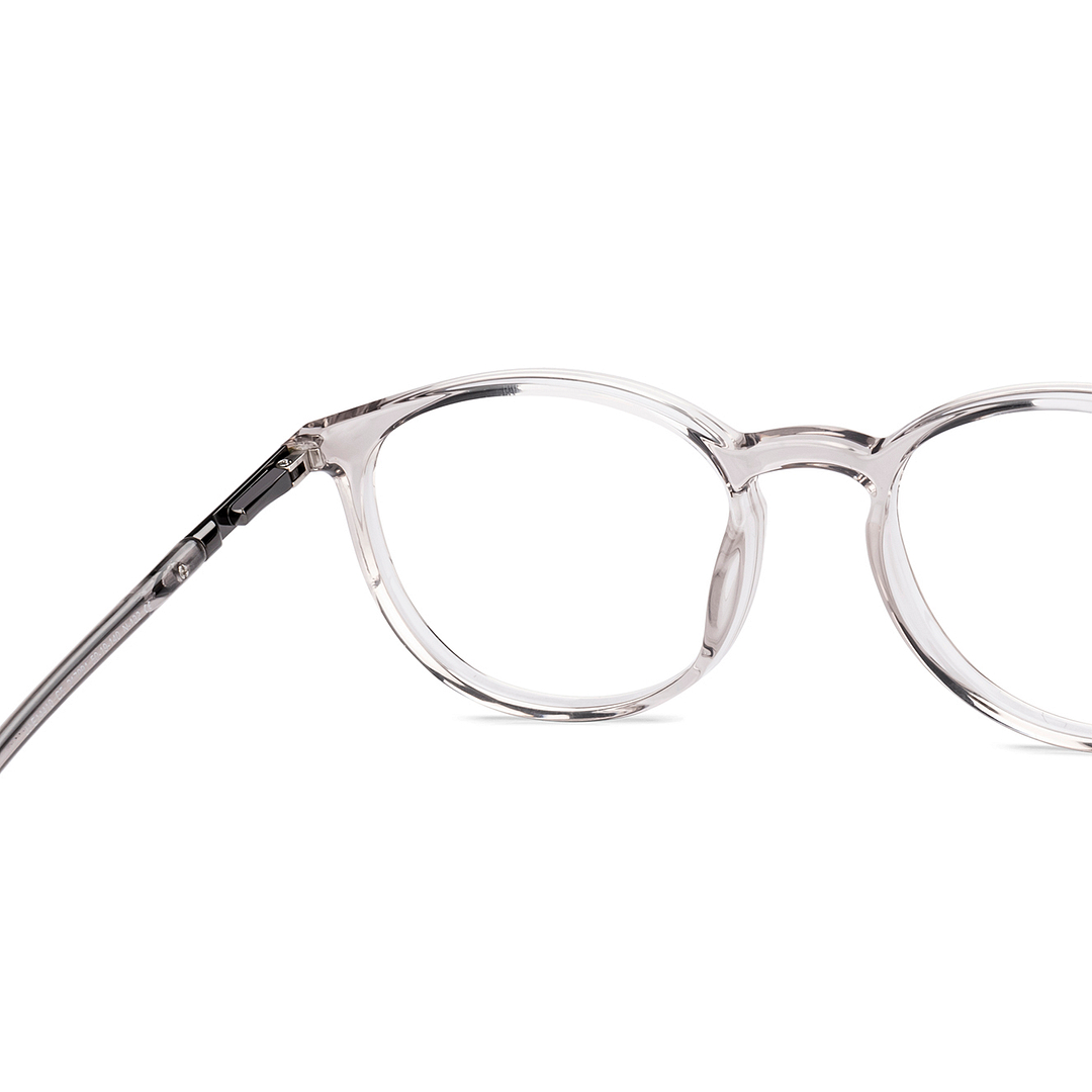 John Jacobs Gray Full Rim Round right side