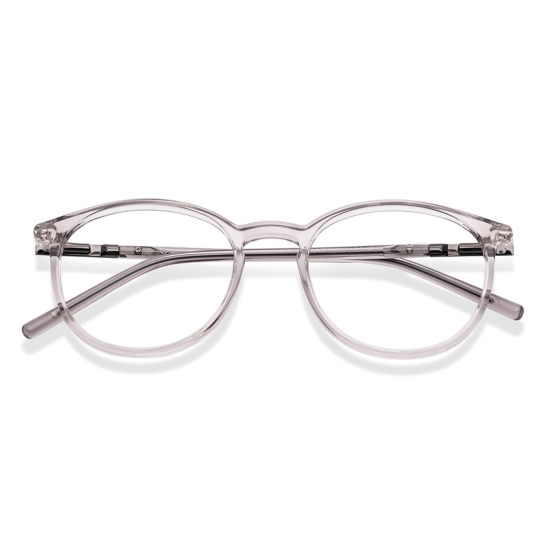 John Jacobs Gray Full Rim Round left side