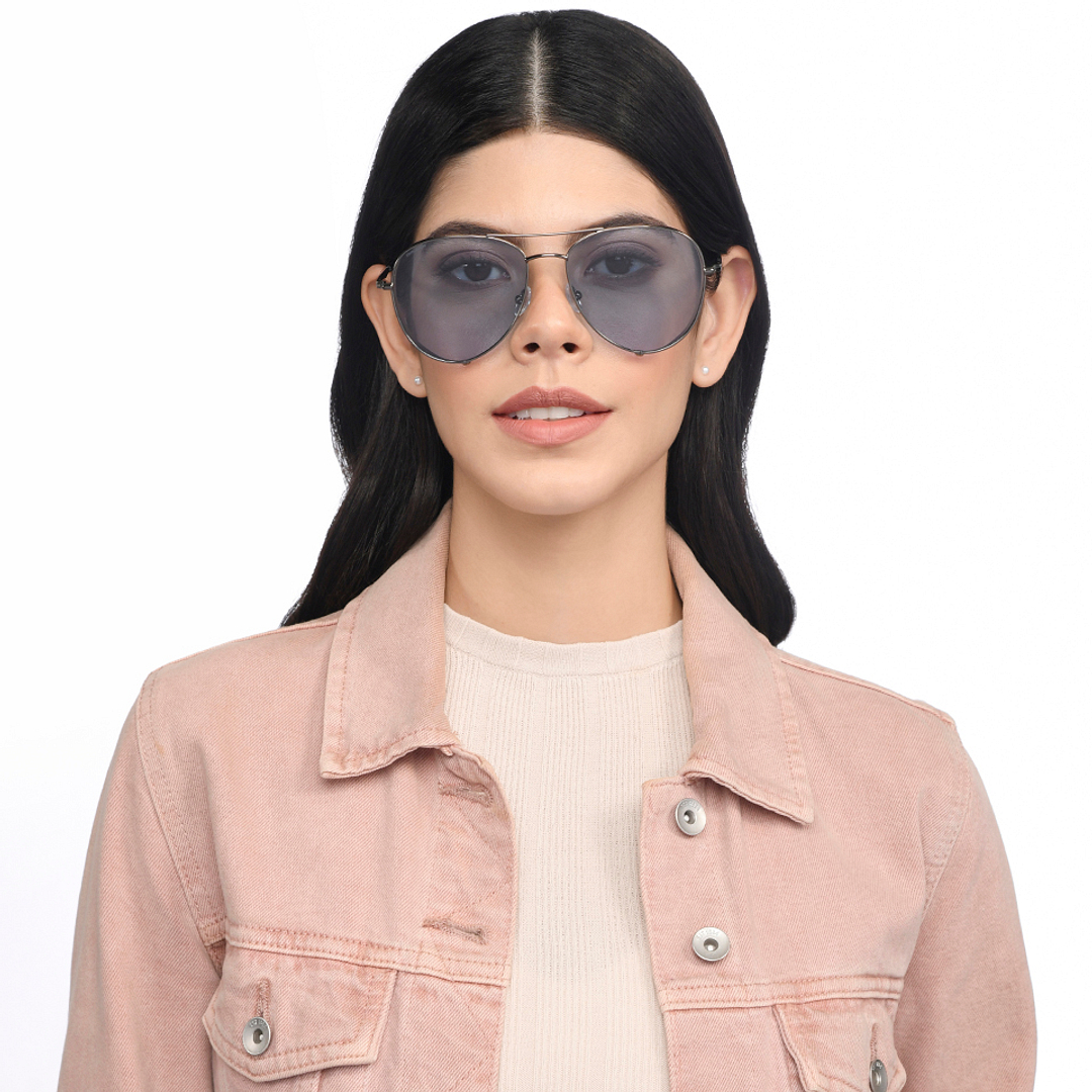 John Jacobs Gunmetal Full Rim Aviator right side